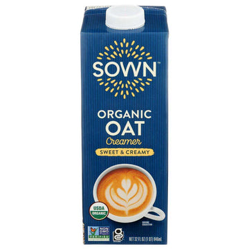 Sown Organic Oat Creamer - Sweet & Creamy 2 LB (32oz)