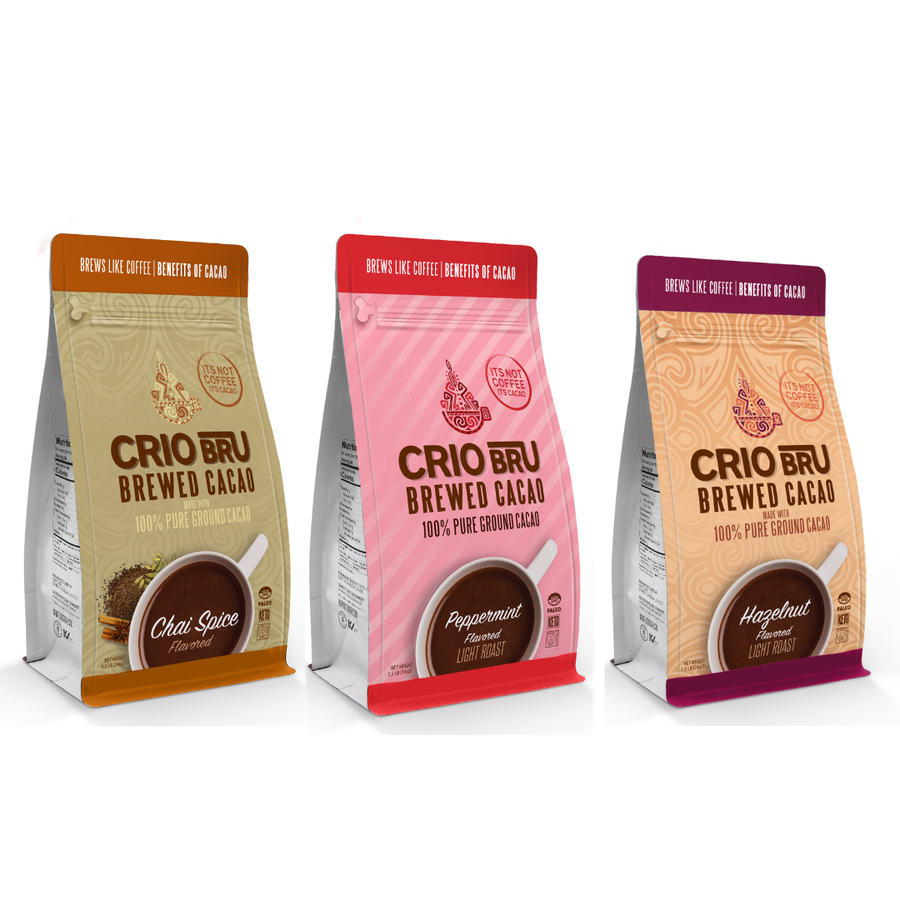 3 Pack Limited Edition Chai Spice, Peppermint & Hazelnut