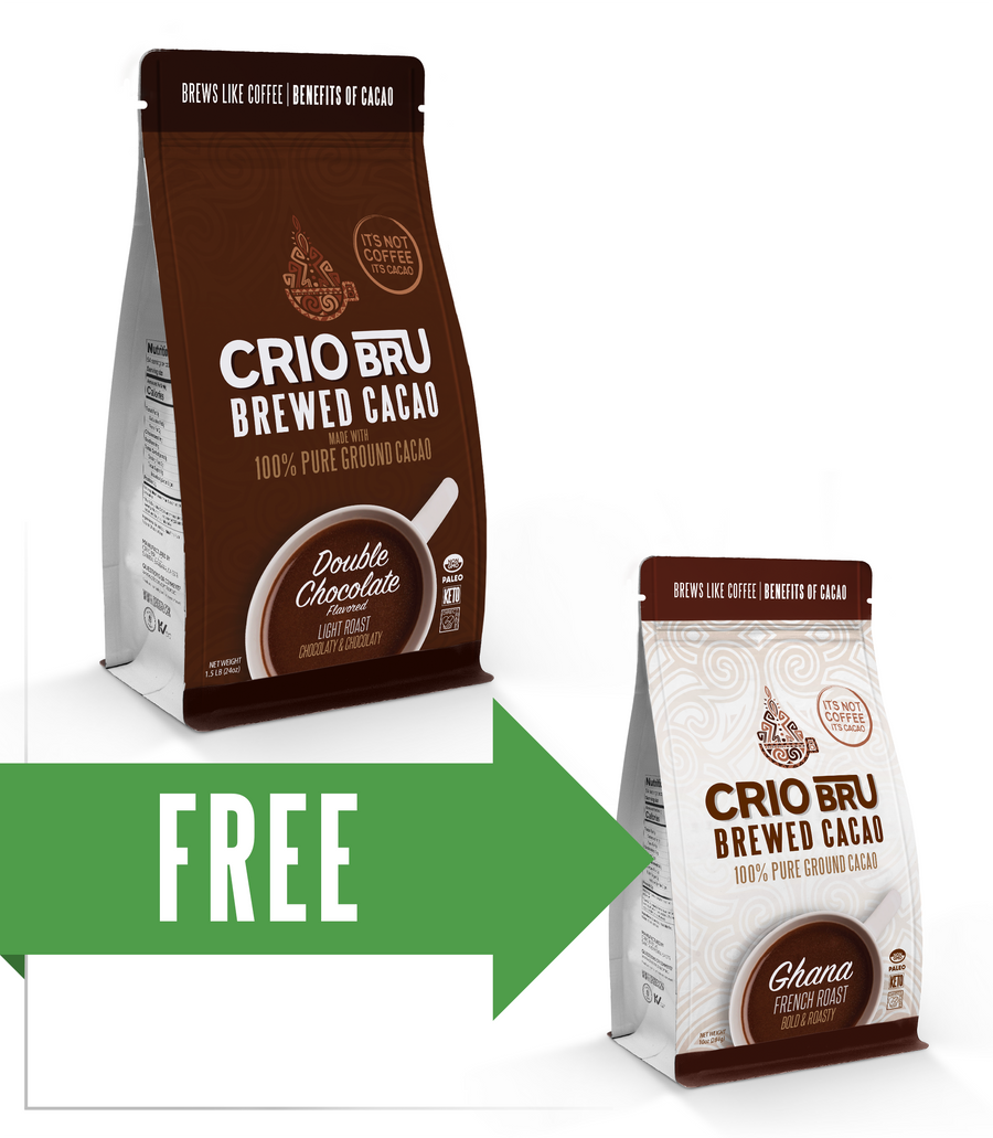 Double Chocolate 24oz Bag + Free Gift: 10oz Bag Promotion