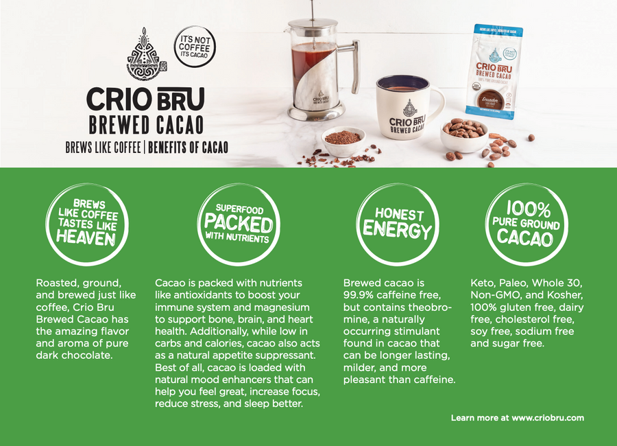 Kick Caffeine with Cacao Sampler Deluxe Kit Promotion